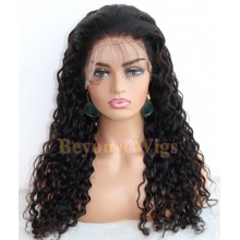 Brazilian human hair wet wave full lace silk top wig--BYC232