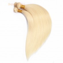 100% Virgin human hair 613 color silk straight machine weft--BYC783