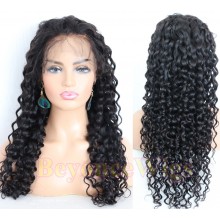 Brazilian human hair deep wave glueless full lace silk top wig--BYC237
