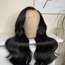 100% Brazilian virgin body wave glueless 370 lace wig--BYC902
