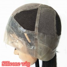 Brazilian virgin  human hair silicone wig for cancer and alopecia-[BYC111]